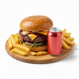 Hamburger tex-mex menù