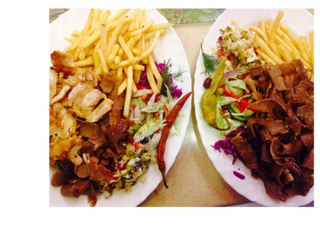 Kebap Na Talerzu z cielęciną (Duży)