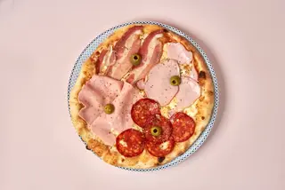 Quattro carni pizza 28 cm