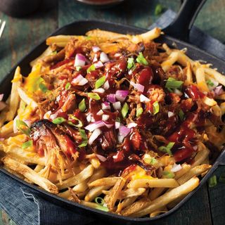 cheesy fries pulled pork