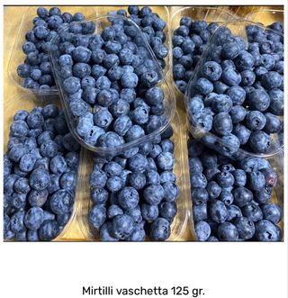 Mirtilli - vaschetta 125 gr. ca.