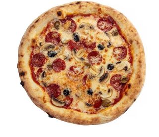 Пицца "Салями и грибы" (490 гр.)