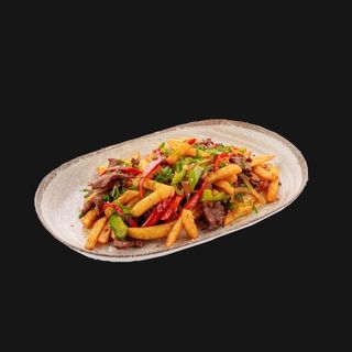 Фри с мясом 