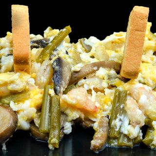 Entrante De Revuelto De Ajetes