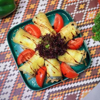 Рулеты из баклажанов