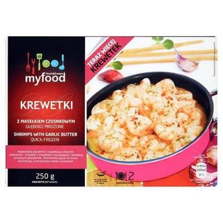 Krewetki z maślanym sosem czosnkowym mrożone My food. 0.25кг