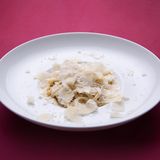 Tagliatelle con crema Trufada