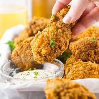 Fried Spicy Chicken Wings 5 Peças