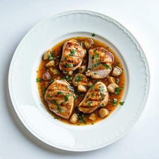 Pollo Con Ajos Tiernos A La Cerveza (350 G. Aprox.)