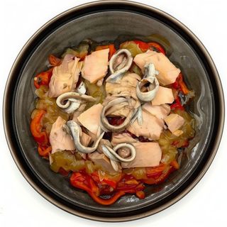 Ensalada pimientos rojos asados.