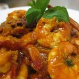 123 Prawn vindaloo (Very hot-muy picante)