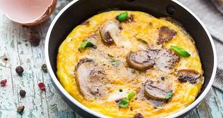 Omelette Champignon Fromage