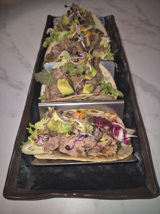 TACOS DE COSTILLA IBÉRICA (4uds)