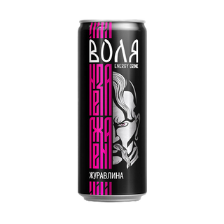 Енергетичний нап Воля журавлина ж/б0,33л