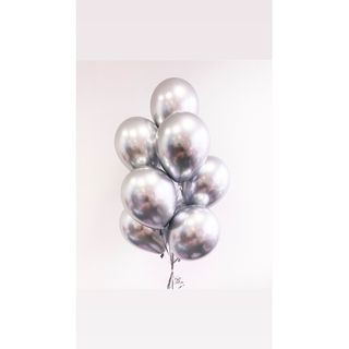 Baloane Crom Argintii