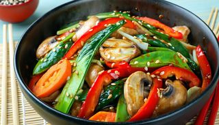 Warzywa z grzybami Mun