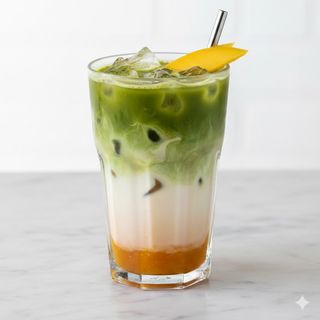 Café Matcha Latte Ice De Mango 12 Oz.