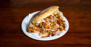 Maxi panino kebab solo carne