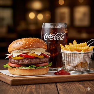 Menu mega beef parmigiano