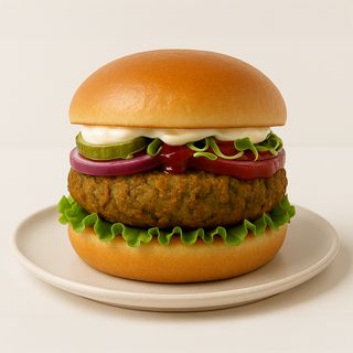 Burger z falafelem- wegan