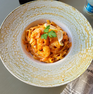 Tagliatelle cu Creveti