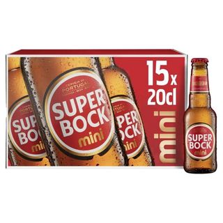 15x Cerveja Super Bock 20cl (5,2% Vol.)