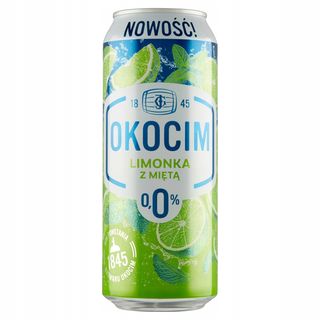 Okocim Radler limonka z miętą 0% 0.5l