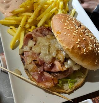 Hamburguesa Doble De Pollo