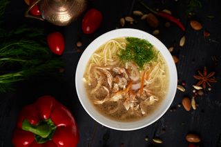 Куриный суп с лапшой (300гр)