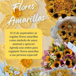 Ramo de flores amarillo grande 