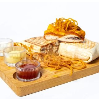 Taco de carne picada L