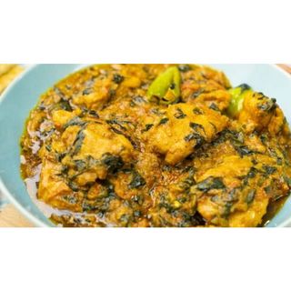 Palak Methi Chicken with Naan