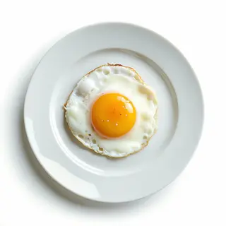 Plato De Huevos Fritos Con Patatas