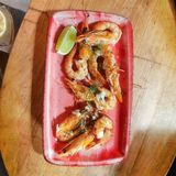 Скариди на шишче с копър и чесън (200г)