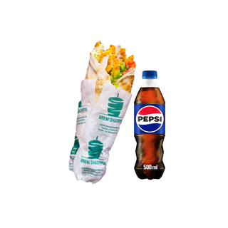 Combo Crispy Shaorma + Pepsi 500ml