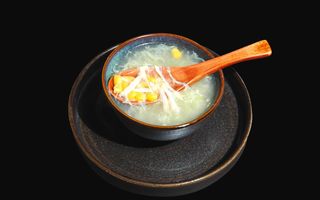 160. Zuppa pollo e mais