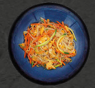 Spaghetti di riso con verdure