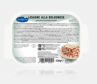 Lasagna alla bolognese monopozione 330gr - Surgelato