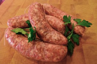 Salsicce di prosciutto di suino produzione propria 4 pezzi