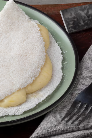 Tapioca com queijo
