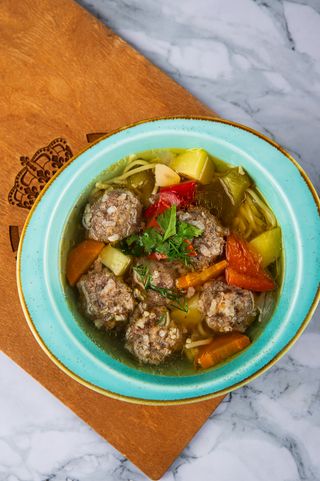 Суп с фрикадельками