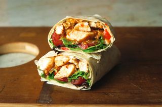 Wrap de Frango Piri Piri