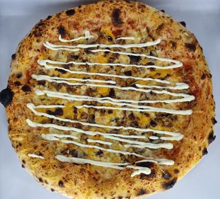 Chicken ranch pizza