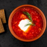 Borsch ( Auténtica sopa roja ucraniana ) Comida Artesana