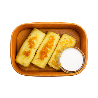 Млинці з куркою та грибами