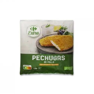 Pechuga De Pollo Empanado Carrefour 400 Gr.