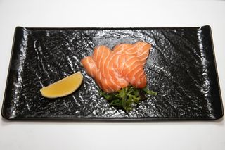 Salmon sashimi