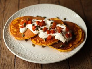 Гарбузові панкейки з карамелізованим гарбузом (250g)