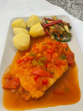 Bacalao Encebollado