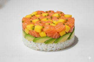 Tartare saumon mangue
